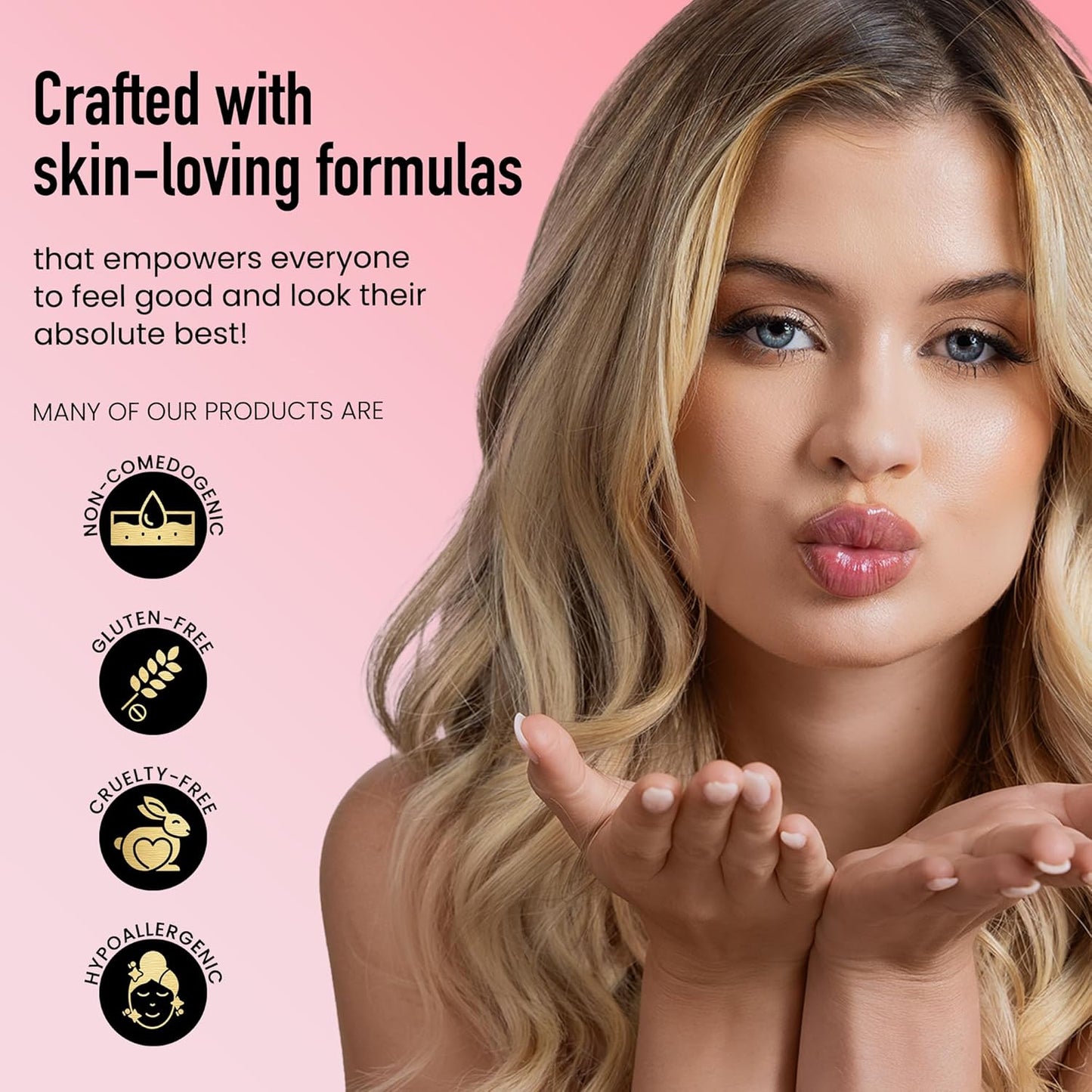 Frankie Rose Cosmetics Lip Gloss | Non-Sticky Formula, Long Lasting Gloss Shimmer, Bold Pigment & Hydrating Gloss of Lips, Pearl Sugar Glossy Lip Gloss, 20g