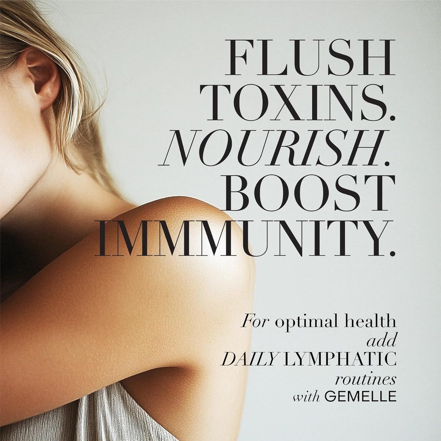 GEMELLE Lymphatic Gua Sha Breast Oil | 10x Award Winner | Lymphatic Drainage, Breast Health & Beauty | Targeted Use with Gua Sha Tool or Manual Massage | Natural, Clean Beauty - 15ml Starter Kit