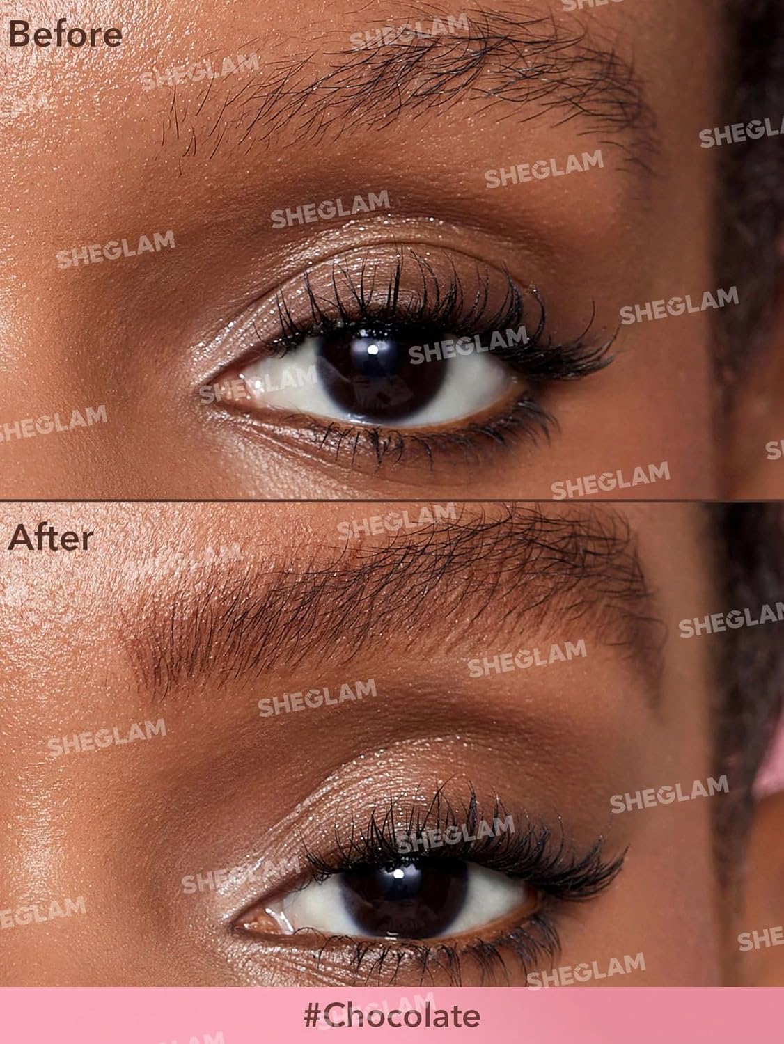 SHEGLAM Brow-Fection Angled Brush & Dip Upgraded Microblading Eyebrow Pen Long Lasting Waterproof Easy To Color-Chocolate