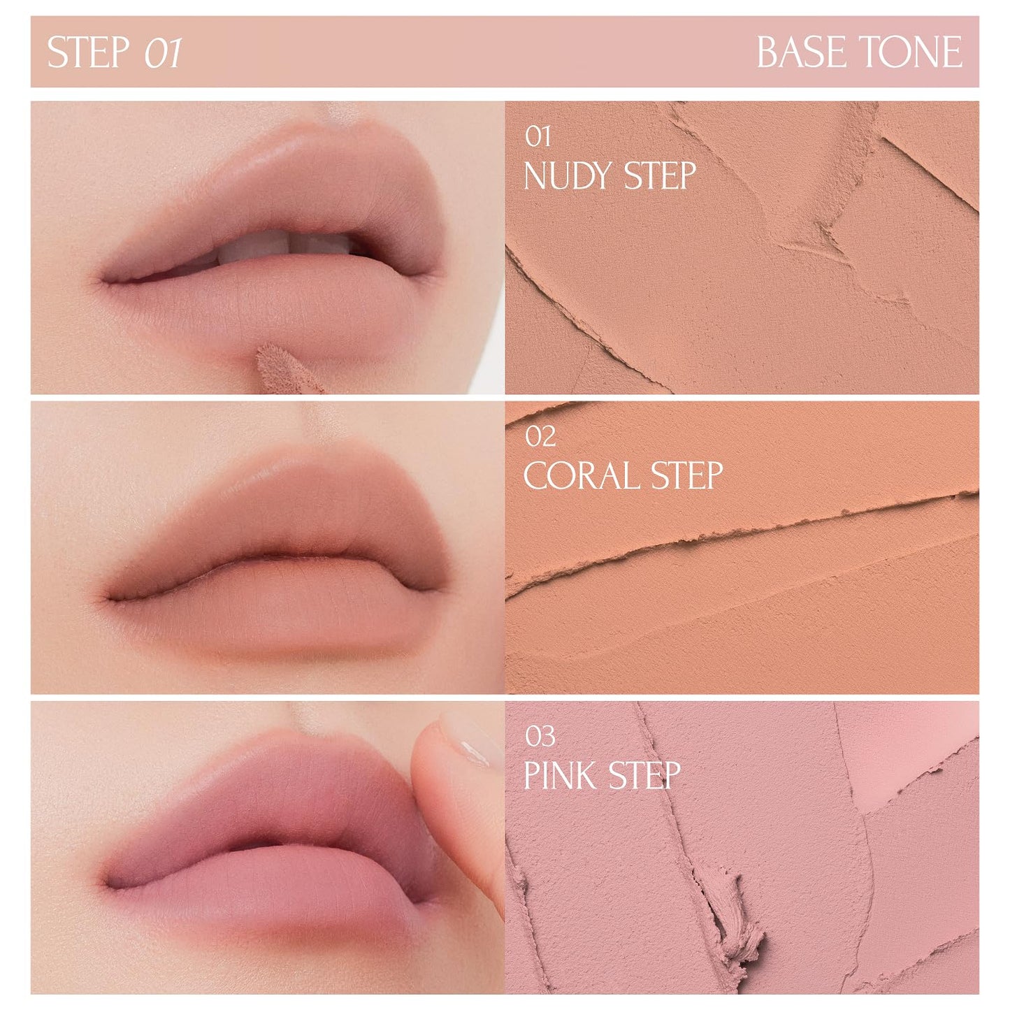 Tie Up Cover Tint - Waterproof & Long Lasting Lip Stain for Women - Korean Base Nude Tint Stick - Kbeauty Matte Gloss - Mood Color Changing (05 HUSH ROSE, 0.2 Fl oz)
