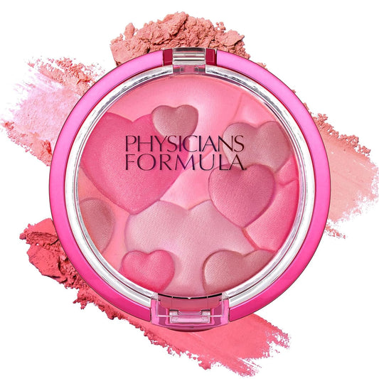 Physicians Formula Happy Booster Glow & Mood Boosting Blush, Silky Smooth Formula, Hypoallergenic, Blends Easily with Radiant Finish – Rose