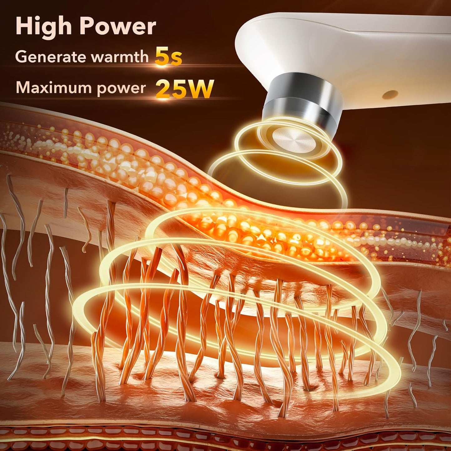 MLAY Professional RF Beauty Machine, Radio Frequency Face Machine with 2 Probes, at Home Radio Frequency Skin Tightening for Lifting, Wrinkle Reducing, Anti Aging - Salon Effects（Gel Included）