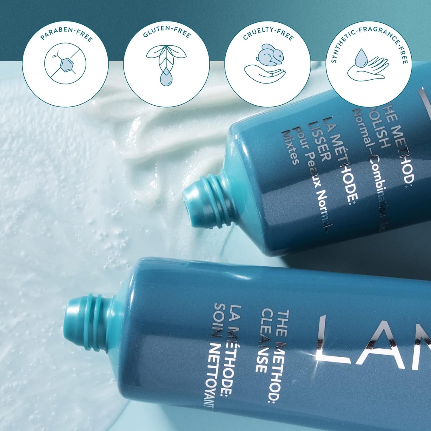 Lancer Skincare The Method: Polish Facial Exfoliator, Daily Exfoliating Face Scrub with Natural Minerals, Normal Combination Skin, 4.2 Fluid Ounces