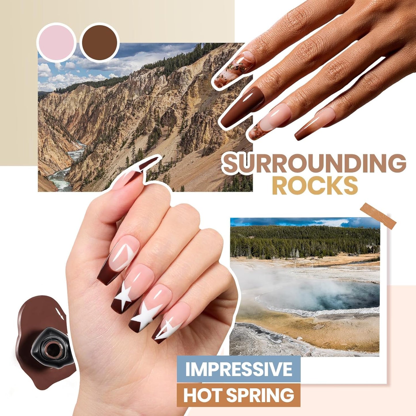 Beetles Gel Nail Polish Kit with U V Light - 68 Pcs Gel Nail Kit 45 Colors Mystic Wonderland Set Soak Off Manicure Tools Nails Stuff Red Green Nude DIY Salon Gifts for Women Teens Girls