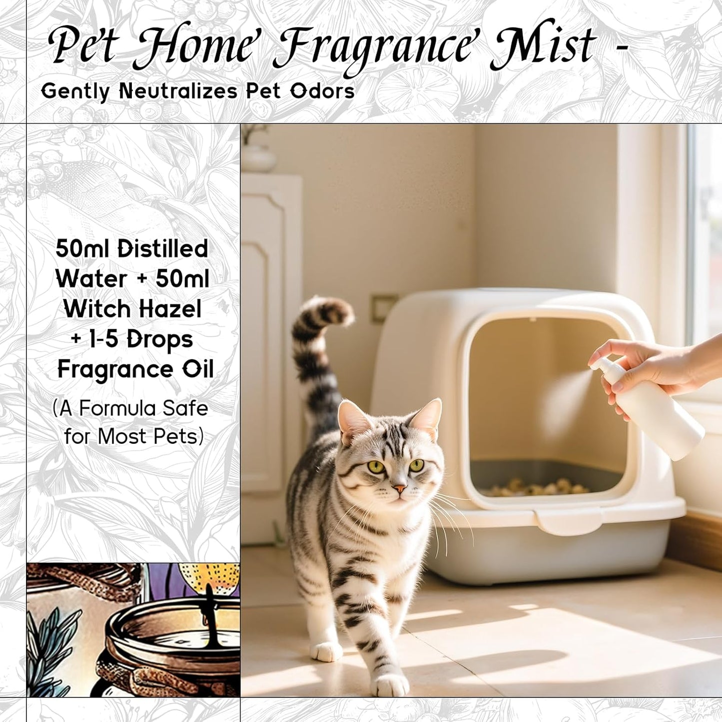 HIQILI Wild Bluebell Fragrance Oil for Candles, Soaps Making, Inspired by J-M.Lone Wild-Blubell, and More DIY Projects, Diffuser, Green Scents for Closets, Drawers - 5.07 Fl Oz