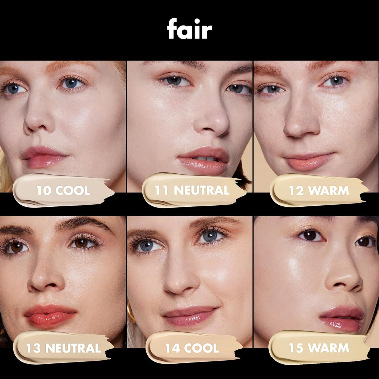 e.l.f. Soft Glam Foundation, Medium Coverage, Long-Lasting & Buildable Foundation For A Smooth, Satin Finish, Vegan & Cruelty-Free, 14 Fair Cool