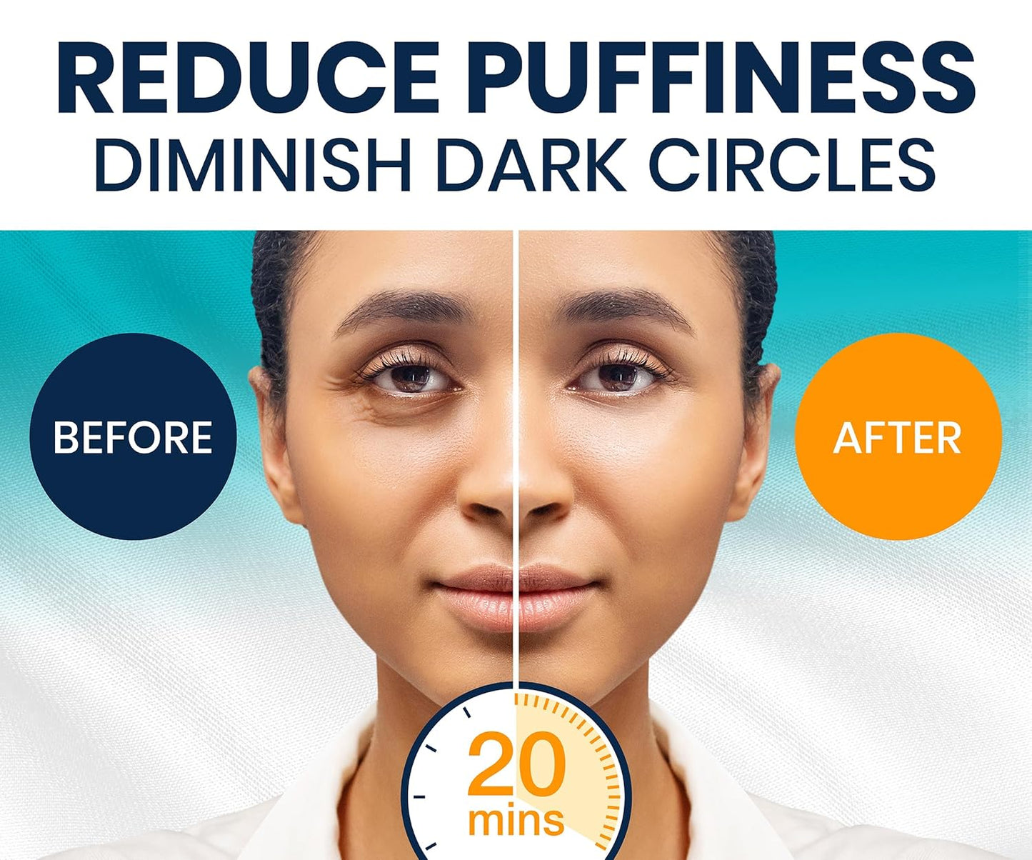 Stylia Under Eye Patches for Puffy Eyes and Dark Circles (12 Pairs) - Marine Collagen Under Eye Mask with Vitamin C, Hyaluronic Acid, Pearl Extract - Eye Masks for Dark Circles and Puffiness