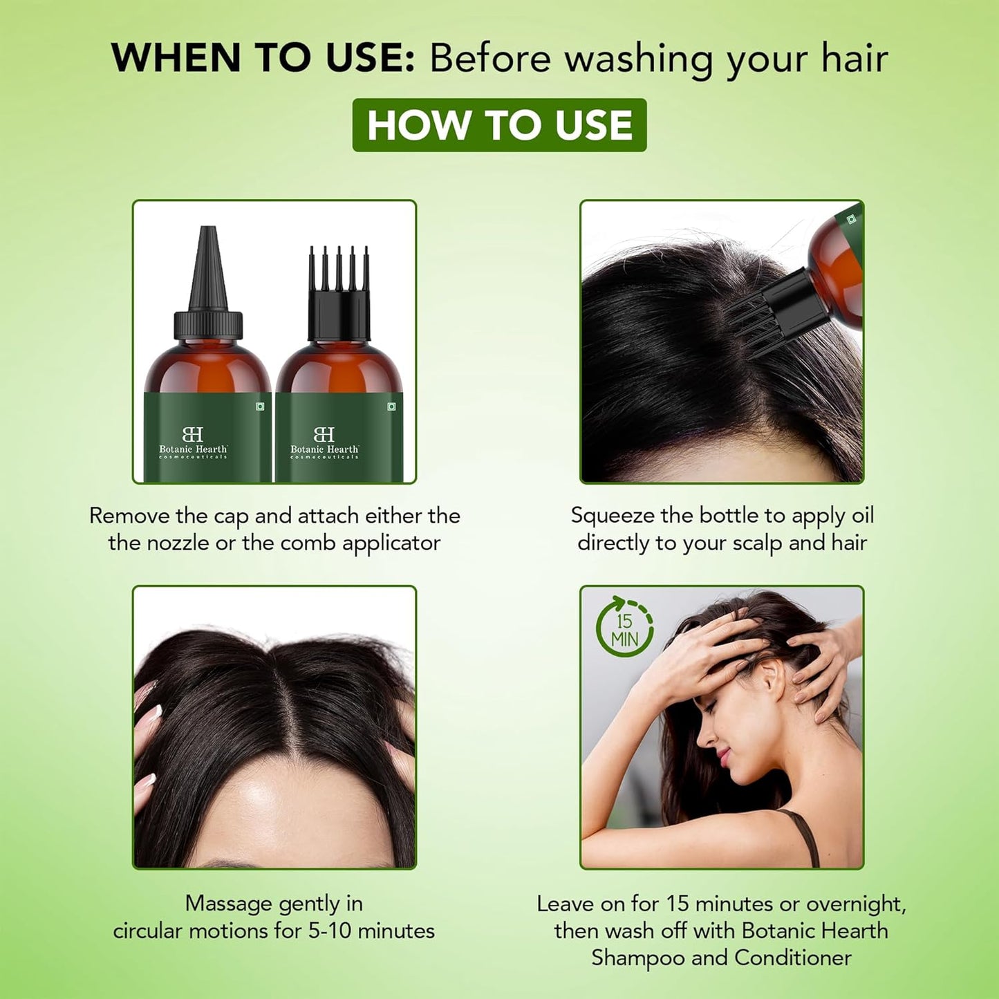 Botanic Hearth 100% Pure Tea Tree Oil (4 Fl Oz) | With Jojoba & Grapeseed Oils | Soothes Itchy Scalp & Fights Dandruff | Hair Oil Repairs Dry Damaged Hair, Strengthening, Healthier Hair- Hair Tonic