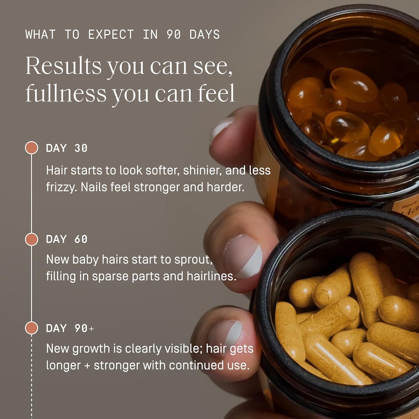 Prose Women’s Age 45+ Hair Growth & Age Support Supplements, Clinically Proven Growth Complex for Visibly Fuller Hair in 90 Days, Vegan, Biotin, No Hormone Disruptors, Gluten Free, 1 Month Supply