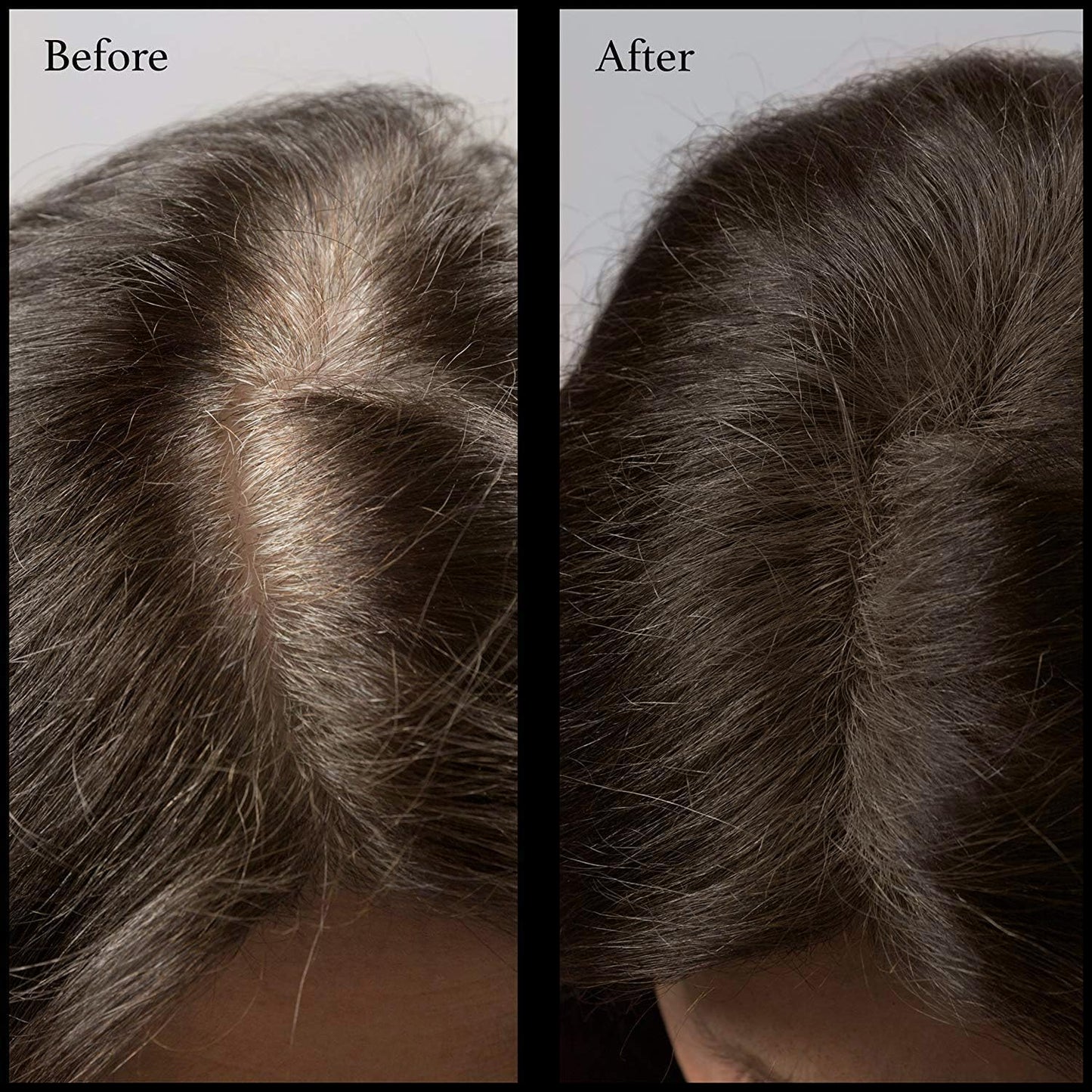 Hair Root Touch Up Powder - Darkest Brown - 11 True-to-Nature Root Concealer Shades - Longer-Lasting, Easy Hairline Shading with Clean Ingredients - With Brush