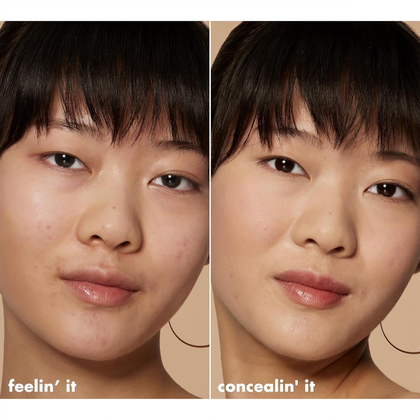 e.l.f. Hydrating Camo Concealer, Covers Blemishes & Under-Eye Circles, Full-Coverage & Delivers A Satin Finish, Vegan & Cruelty-Free, Light Peach