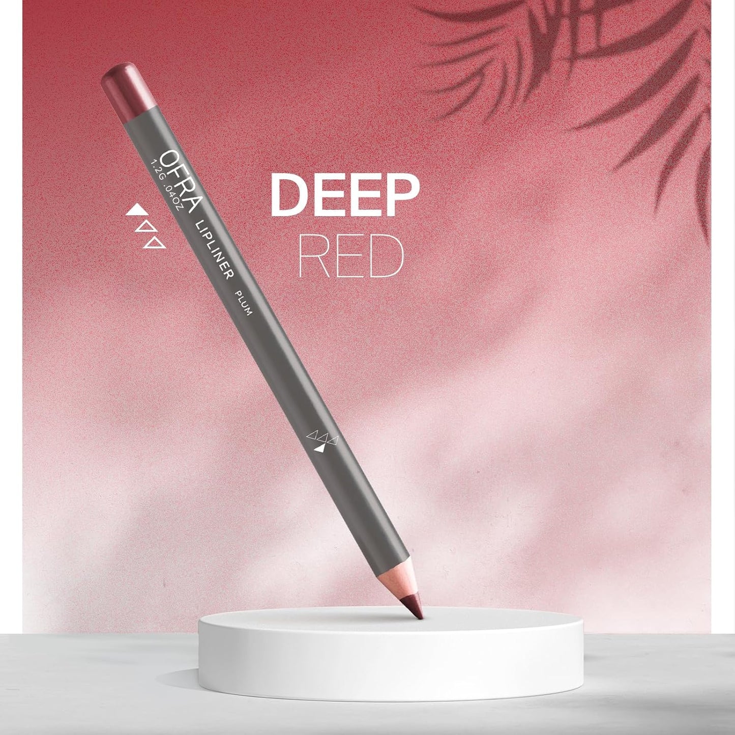 Ofra Lipliner Pencil - Plum | High-Pigment Lipliner for Defining & Shaping Lips | Smooth, Precise Application | Long-Lasting Wear Lipliners | 0.04oz