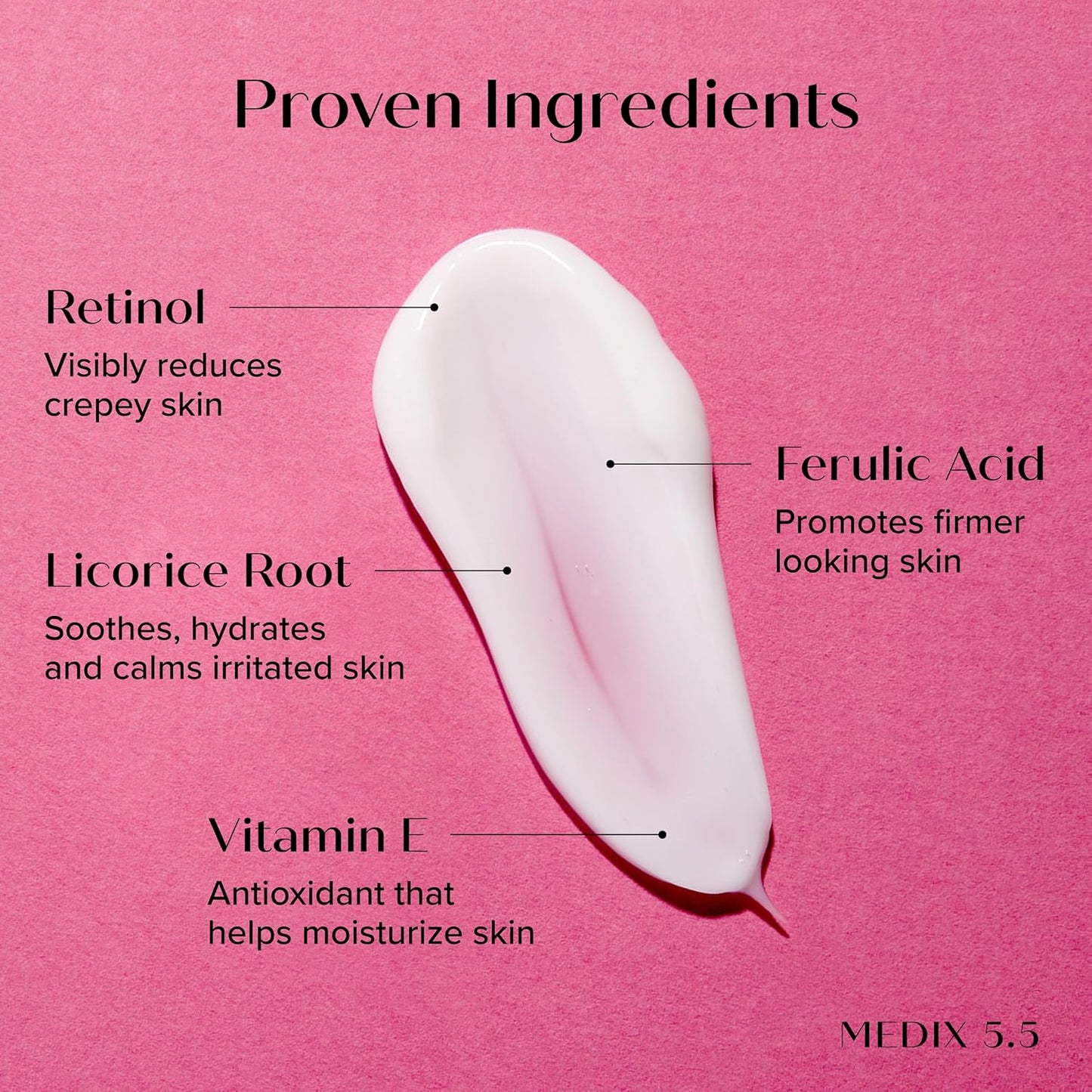 Medix 5.5 Retinol Body Lotion Firming Moisturizer | Crepey Skin Care Treatment | Retinol Body Cream | Firming Cream Targets Look Of Crepe Skin, Wrinkles, & Sagging, 3 Fl Oz Travel Size, 3-Pack