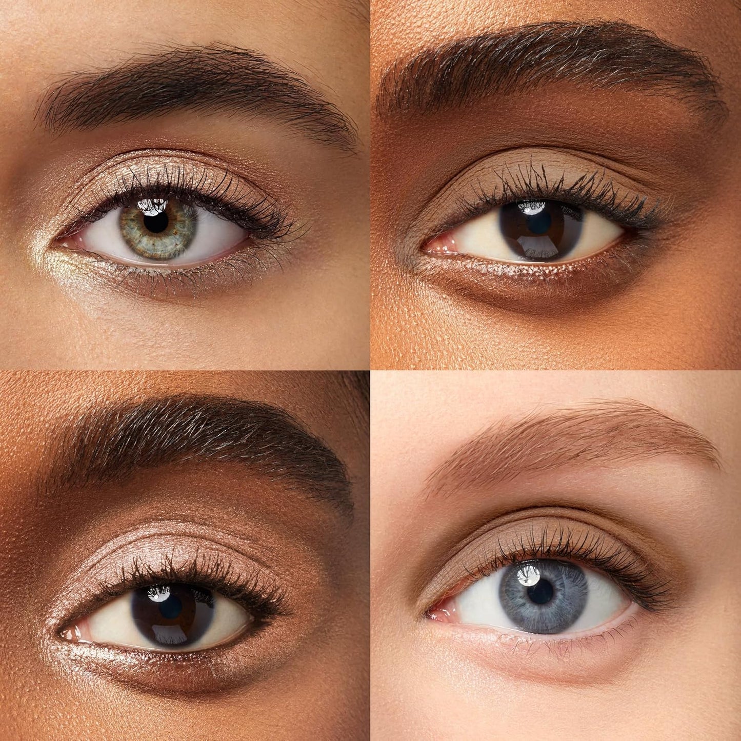 Julep Eyeshadow 101 Crème-to-Powder Waterproof Eyeshadow Stick Duo – Long-Lasting, Crease-Proof, Easy Apply with Built-in Smudger - Sand Shimmer and Smoky Tawny Matte