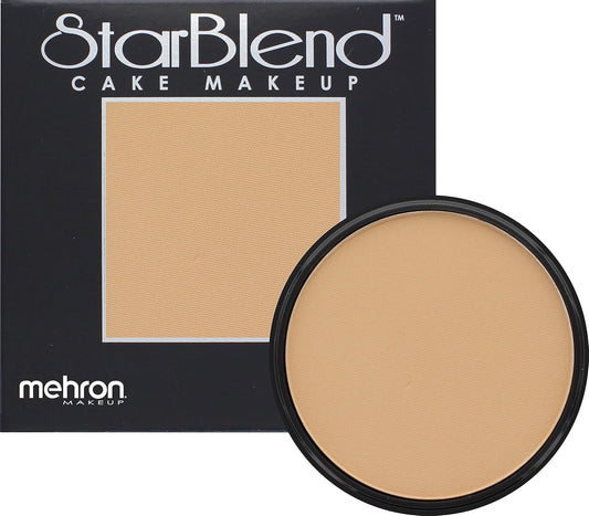 Mehron Makeup StarBlend Cake (2 oz) (Warm Honey)