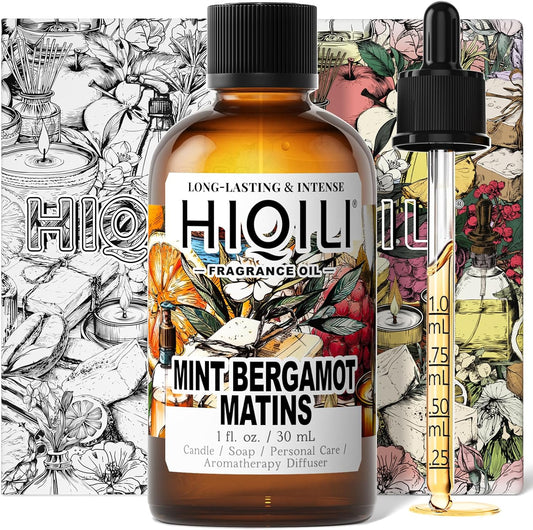 HIQILI Mint Bergamot Matins Fragrance Oil - 1 Fl Oz