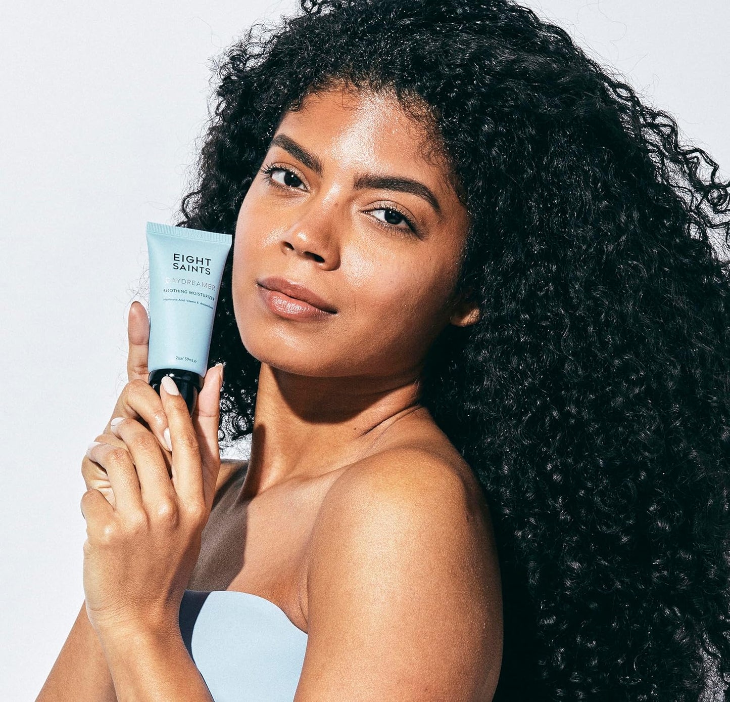 Eight Saints Daydreamer Soothing Anti Aging Face Moisturizer, Natural & Organic Fast Absorbing Oil Free Face Lotion With Hyaluronic Acid & Vitamin E, Hydrating Daily Facial Moisturizer, 2 Ounces