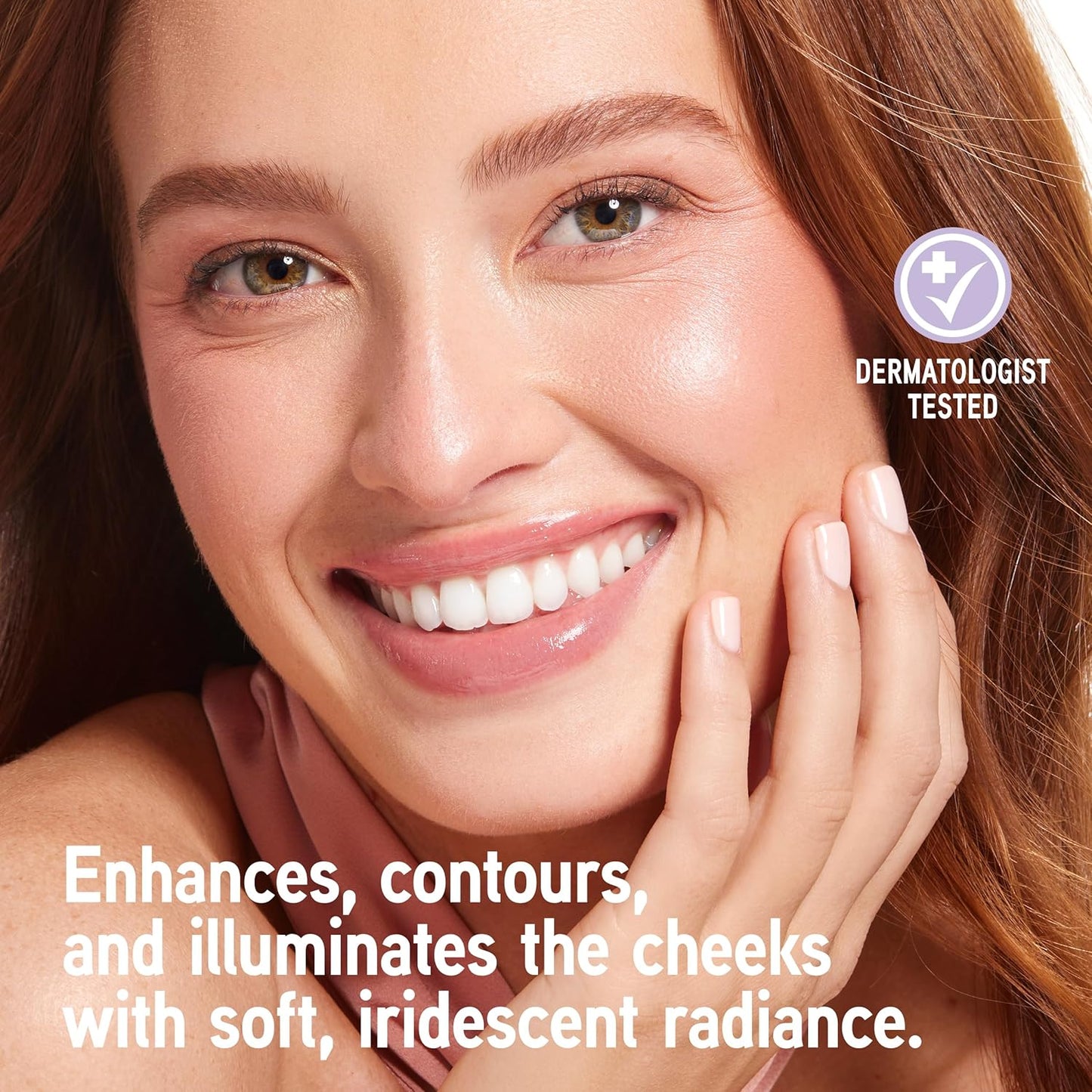 Physicians Formula Happy Booster Glow & Mood Boosting Blush, Silky Smooth Formula, Hypoallergenic, Blends Easily with Radiant Finish – Natural