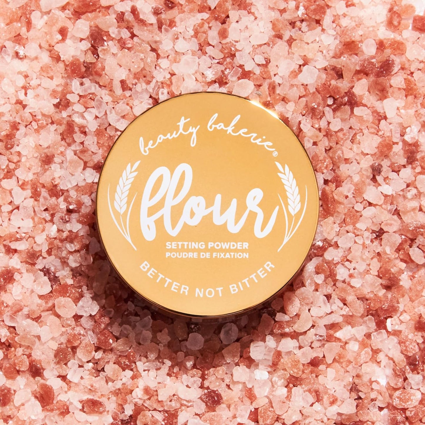 Beauty Bakerie Flour Setting Powder for Foundation, Loose Face Powder Makeup, Perfect for Oily Skin, Long-Lasting Matte Finish, Ideal for Baking and Blurring, 0.5oz, Himalayan (Pink)